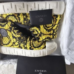Versace high top sneakers